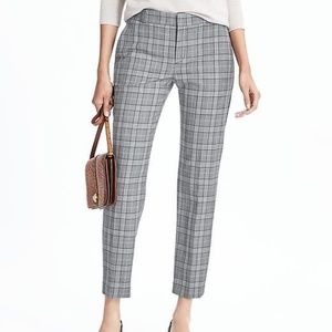 Banana Republic Avery Gray Wool Pants, 00 Petite